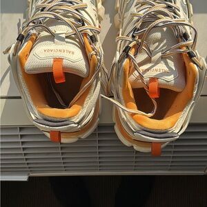 Balenciaga Sneakers with Orange and Gray